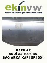 KAPI AUDİ A4 1998 B5 SAĞ ARKA KAPI GRİ 001