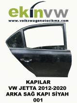 KAPI VW JETTA 2012-2020 ARKA SAĞ KAPI SİYAH 001