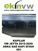 KAPI VW JETTA 2012-2020 ARKA SAĞ KAPI SİYAH 001