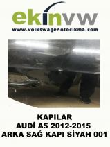 KAPI AUDİ A5 2012-2015 ARKA SAĞ KAPI SİYAH 001