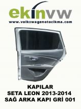 KAPI SEAT LEON 2013-2014 SAĞ ARKA KAPI GRİ 001