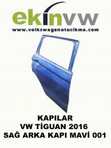 KAPI VW TİGUAN 2016 SAĞ ARKA KAPI MAVİ 001