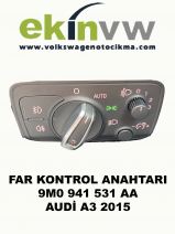 FAR KONTROL ANAHTARI OEM 9M0 941 531 AA AUDİ A3 2015