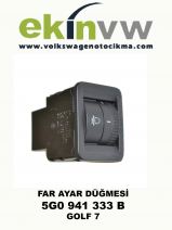 FAR AYAR DÜĞMESİ OEM 5G0 941 333 B GOLF 7