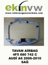 TAVAN AİRBAG OEM 4F5 880 742 C AUDİ A6 2006-2010 SAĞ