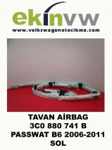 TAVAN AİRBAG OEM 3C0 880 741 B PASSAT B6 2006-2011 SOL