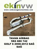 TAVAN AİRBAG OEM 5K6 880 742 GOLF 6 2008-2012 SAĞ