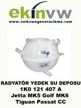 RADYATÖR YEDEK SU DEPOSU OEM 1K0 121 407 A Jetta MK5 Golf MK6 Tiguan Passat CC