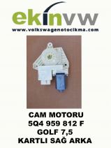 CAM MOTORU OEM 5Q4 959 812 F GOLF 7,5 KARTLI SAĞ ARKA