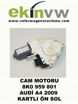 CAM MOTORU OEM 8K0 959 801 AUDİ A4 2009 KARTLI ÖN SOL