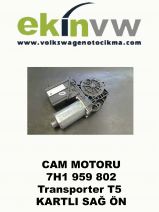 CAM MOTORU OEM 7H1 959 802 Transporter T5 KARTLI SAĞ ÖN