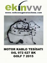 MOTOR KABLO TESİSATI OEM 04L 972 627 BK GOLF 7 2015