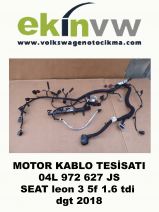 MOTOR KABLO TESİSATI OEM 04L 972 627 JS SEAT leon 3 5f 1.6 tdi dgt 2018