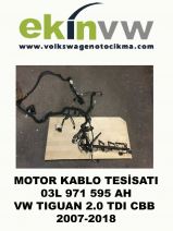 MOTOR KABLO TESİSATI OEM 03L 971 595 AH VW TIGUAN 2.0 TDI CBB 2007-2018