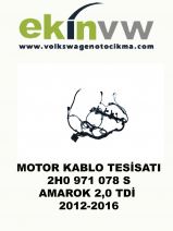 MOTOR KABLO TESİSATI OEM 2H0 971 078 S AMAROK 2,0 TDİ 2012-2016