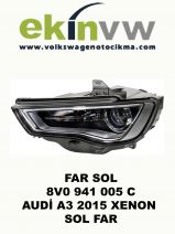 FAR OEM 8V0 941 005 C AUDİ A3 2015 XENON SOL FAR