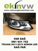 FAR OEM 5N1 941 752 TİGUAN 2011-2015 XENON LED SAĞ FAR