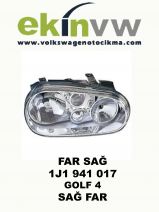 FAR OEM 1J1 941 017 GOLF 4 SAĞ FAR