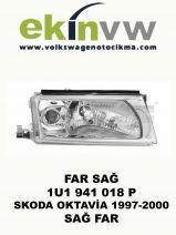 FAR OEM 1U1 941 018 P SKODA OKTAVİA 1997-2000 SAĞ FAR