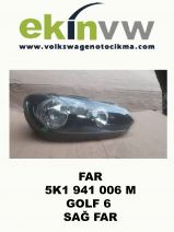 FAR OEM 5K1 941 006 M GOLF 6 SAĞ FAR