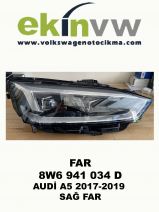 FAR OEM 8W6 941 034 D AUDİ A5 2017-2019 SAĞ FAR