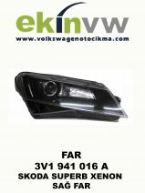 FAR OEM 3V1 941 016 A SKODA SUPERB XENON SAĞ FAR