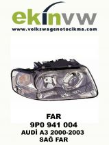 FAR OEM 9P0 941 004 AUDİ A3 2000-2003 SAĞ FAR