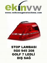 STOP LAMBASI OEM 5G0 945 208 GOLF 7 LEDLİ DIŞ SAĞ