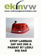 STOP LAMBASI OEM 3AF 945 096 A PASSAT B7 LEDLİ DIŞ SAĞ