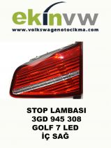 STOP LAMBASI OEM 3GD 945 308 GOLF 7 LED İÇ SAĞ 