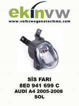 SİS FARI OEM 8E0 941 699 C AUDİ A4 2005-2008 SOL