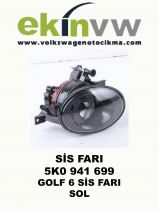 SİS FARI OEM 5K0 941 699 GOLF 6 SOL SİS FARI