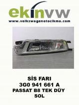 SİS FARI OEM 3G0 941 661 A PASSAT B8 TEK DÜY SOL