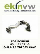 EGR BORUSU OEM 03L 131 521 Q Golf 6 1.6 TDI CAY CAYC