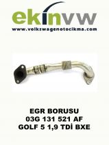 EGR BORUSU OEM 03G 131 521 AF GOLF 5 1,9 TDİ BXE