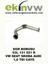 EGR BORUSU OEM 03L 131 521 R VW SEAT SKODA AUDI 1,6 TDI CAYE