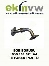 EGR BORUSU OEM 038 131 521 AJ TRANSPORTER T5 PASSAT 1.9 TDI