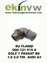 SU FLANŞI OEM 5Q0 121 619 A GOLF 7 PASSAT B8 1.6 2.0 TDI  AUDI A3