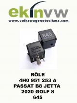 RÖLE OEM 4H0 951 253 A PASSAT B8 JETTA 2020 GOLF 8