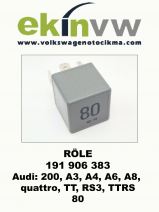 RÖLE OEM 191 906 383 Audi: 200, A3, A4, A6, A8, quattro, TT, RS3, TTRS