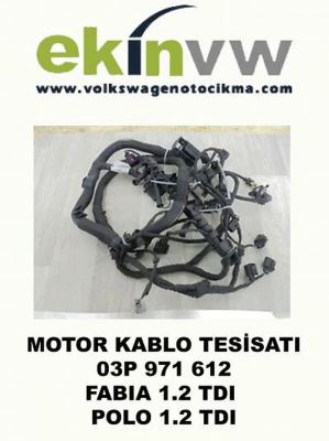 MOTOR KABLO TESİSATI OEM 03P 971 612 FABIA 1.2 TDI POLO 1.2 TDI