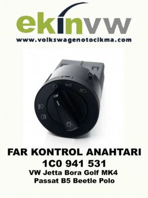 FAR KONTROL ANAHTARI OEM 1C0 941 531 VW Jetta Bora Golf MK4 Passat B5 Beetle Polo