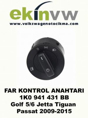 FAR KONTOL ANAHTARI OEM 1K0 941 431 BB Golf 5/6 Jetta Tiguan Passat  2009-2015